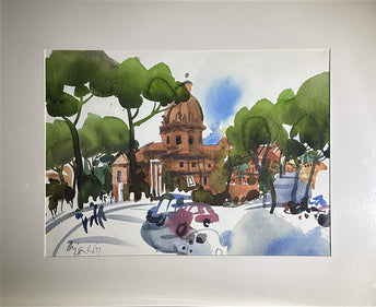 From the Piazza Venezia Rome