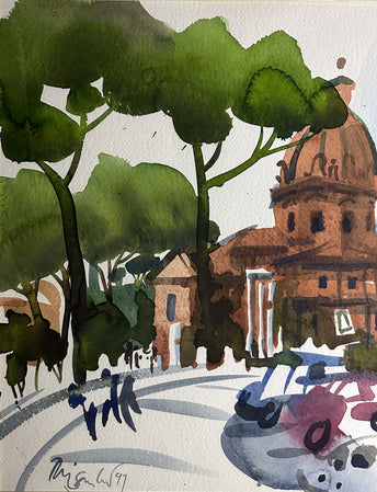 From the Piazza Venezia Rome
