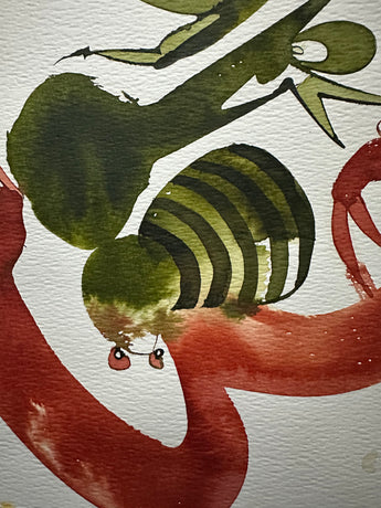 At the back (Hint' an)