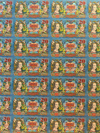 20 Schilling Banknotesheet