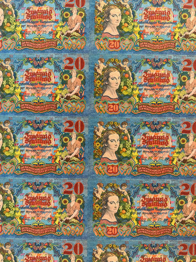 20 Schilling Banknotesheet