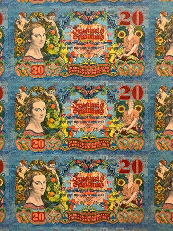 20 Schilling Banknotesheet