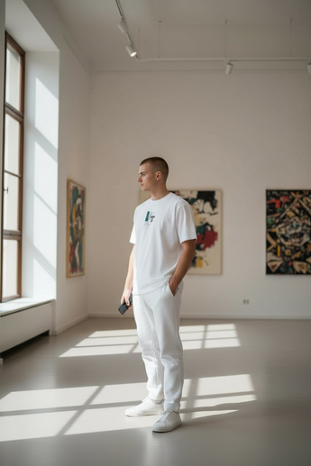 T-Shirt Weiß oversized