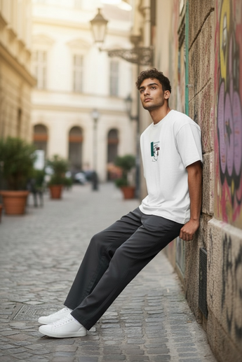 T-Shirt Weiß oversized