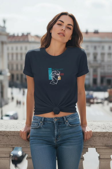 T-Shirt Blau oversized