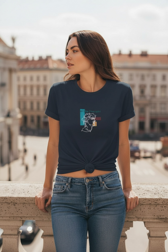 T-Shirt Blau oversized
