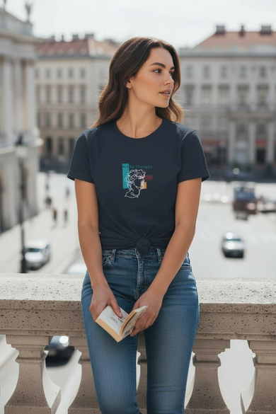 T-Shirt Blau oversized