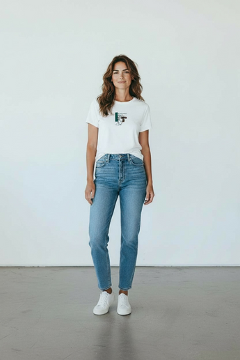 T-Shirt Weiß oversized