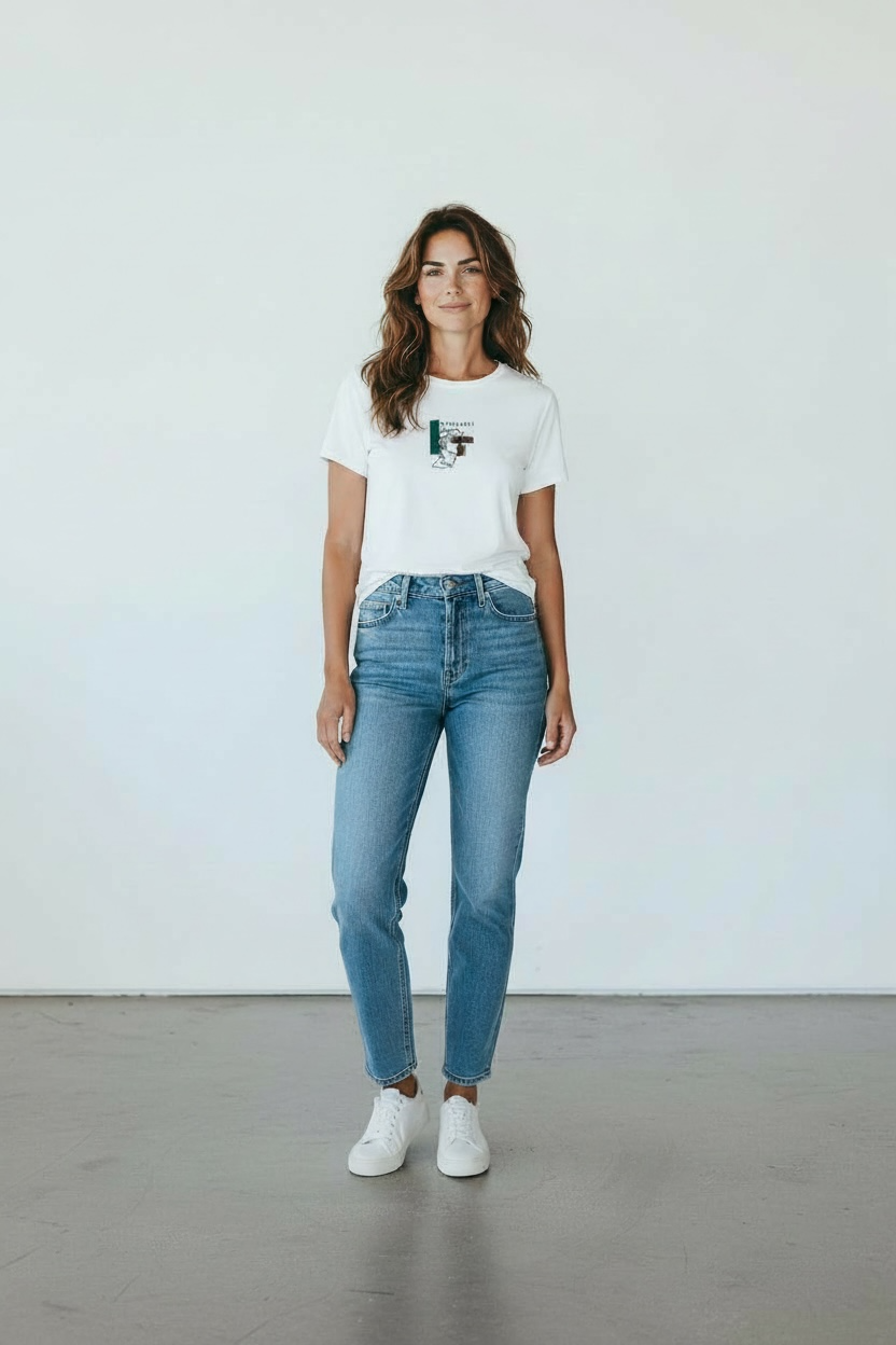 T-Shirt Weiß oversized