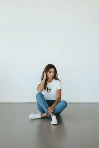 T-Shirt Weiß oversized