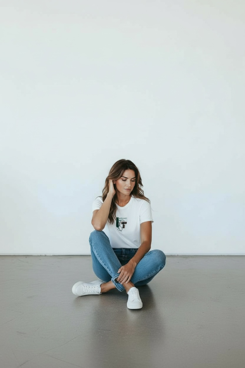 T-Shirt Weiß oversized