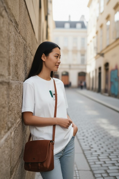 T-Shirt Weiß oversized