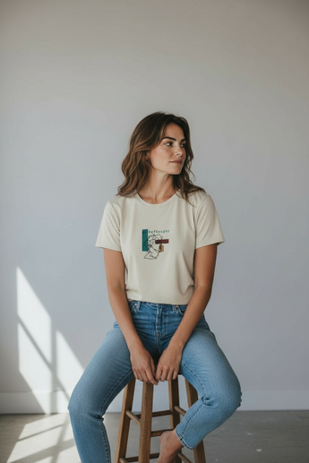 T-Shirt Beige oversized