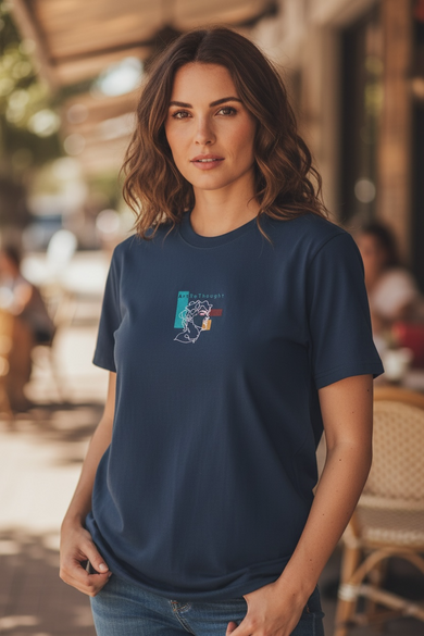 T-Shirt Blau oversized