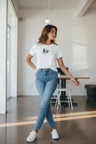 T-Shirt Weiß oversized