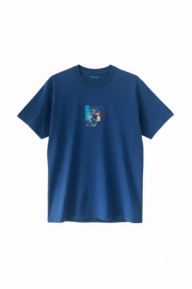 T-Shirt Blau oversized