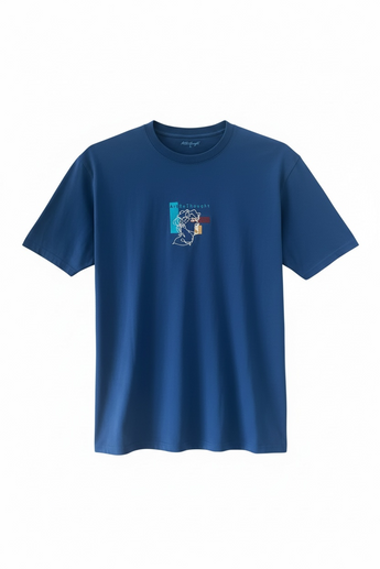 T-Shirt Blau oversized