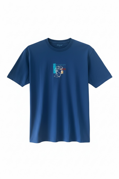 T-Shirt Blau oversized