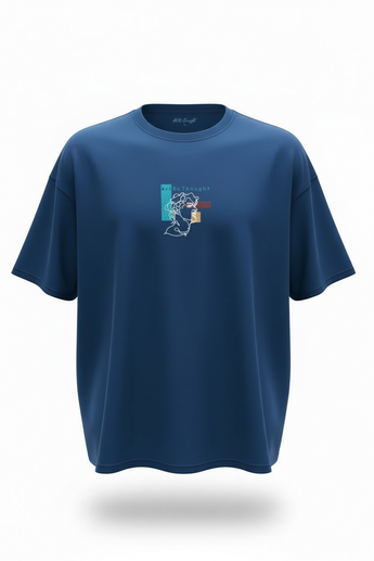 T-Shirt Blau oversized