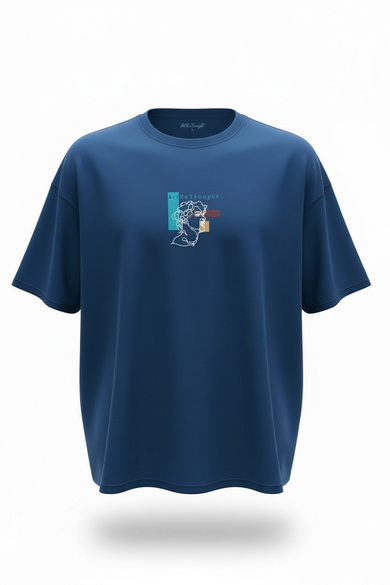 T-Shirt Blau oversized